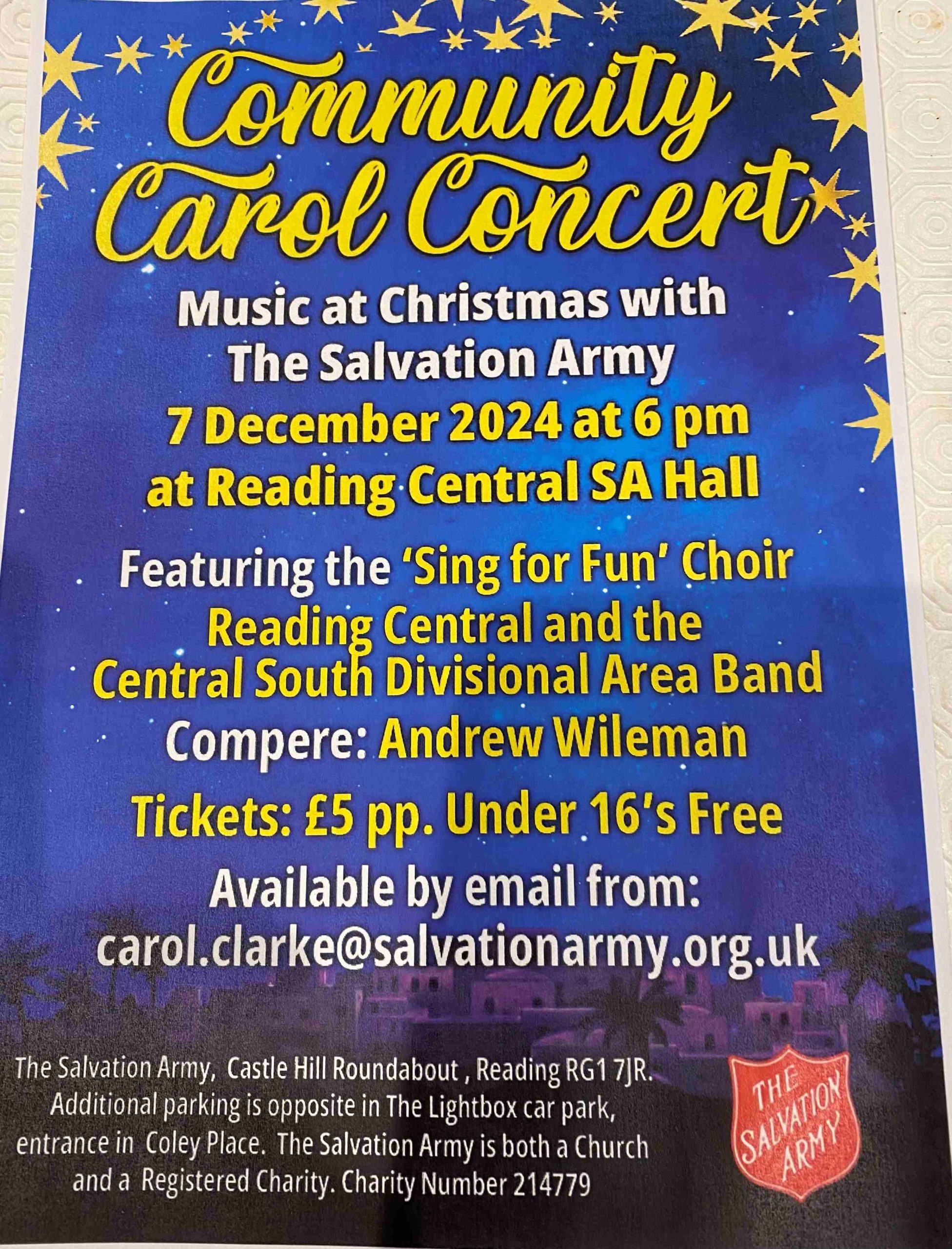 Salvation Army Community Carol Concert